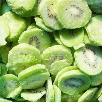 شرائح الكيوي المجمدة
